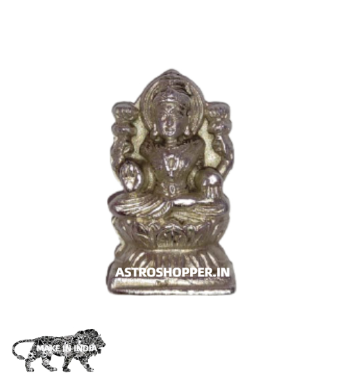 Parad Lakshmi Statue ( 135gm.) in 80% Pure Mercury ( Activated & Siddh )